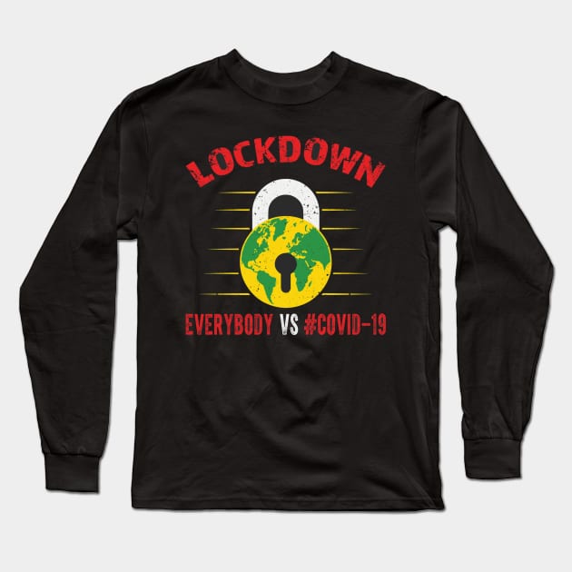 Lockdown Long Sleeve T-Shirt by FunnyHedgehog